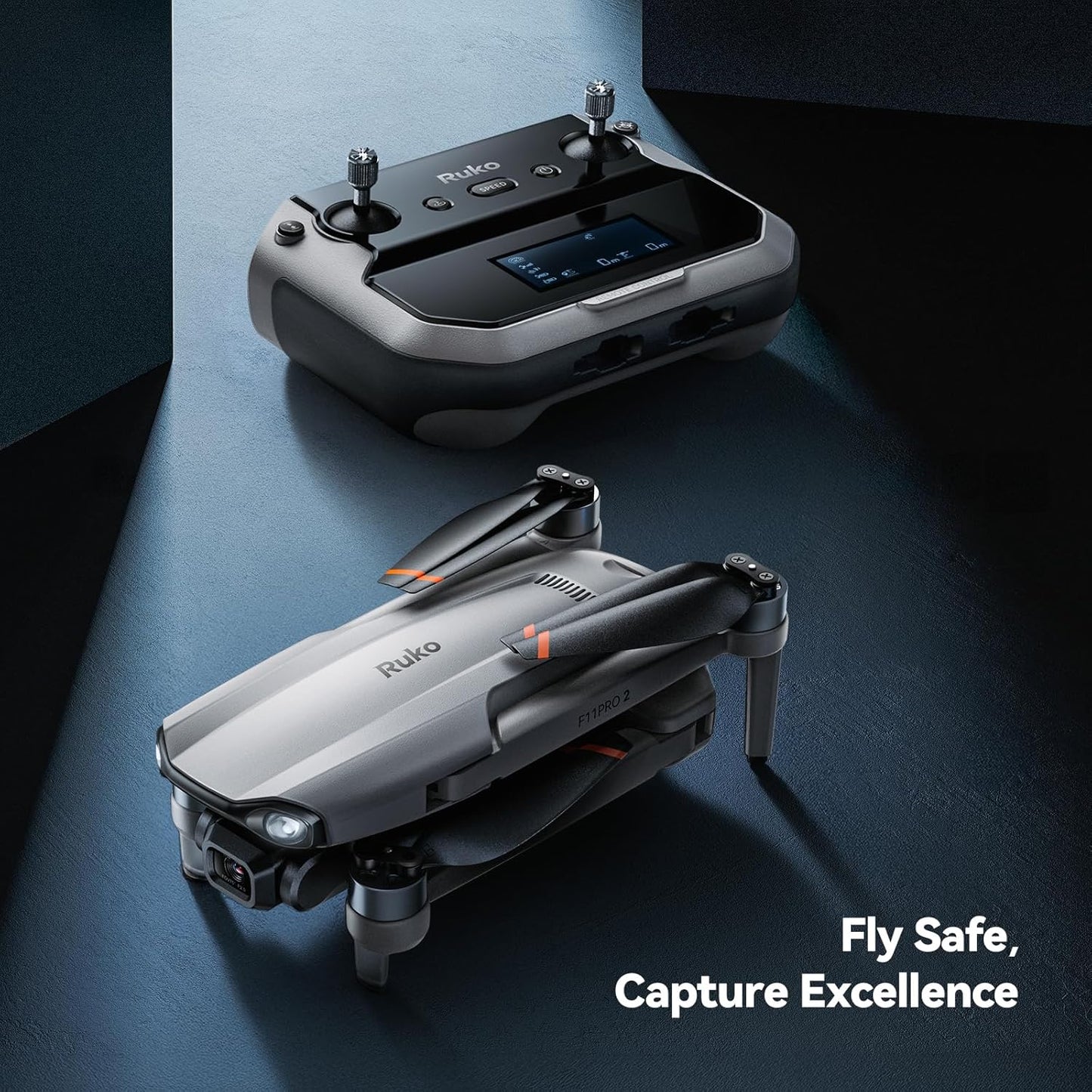 Ruko F11PRO 2 Drones with Camera 4k Professional, 3 - Axis Gimbal Drone, Drone with Camera 4K/30fps Video 6K Image