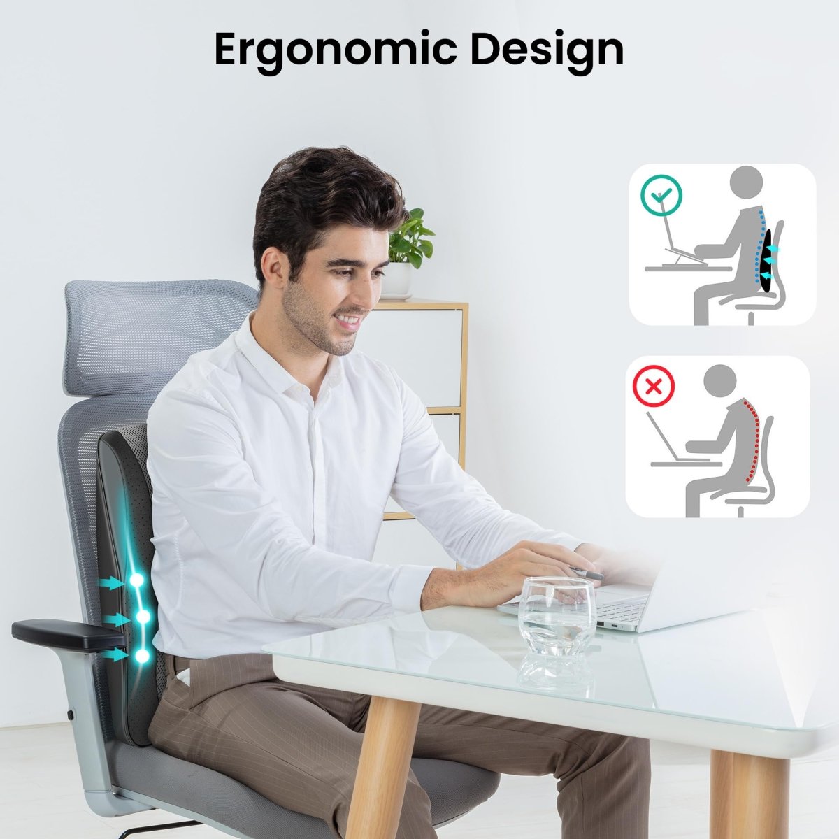 Shiatsu Lower Back Massager - Arythmos Ena