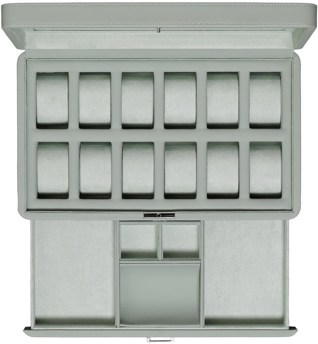 12 - Slot Matte Black Watch Box with Valet Drawers – collection_name – Luxury Collection – Amazon affiliate