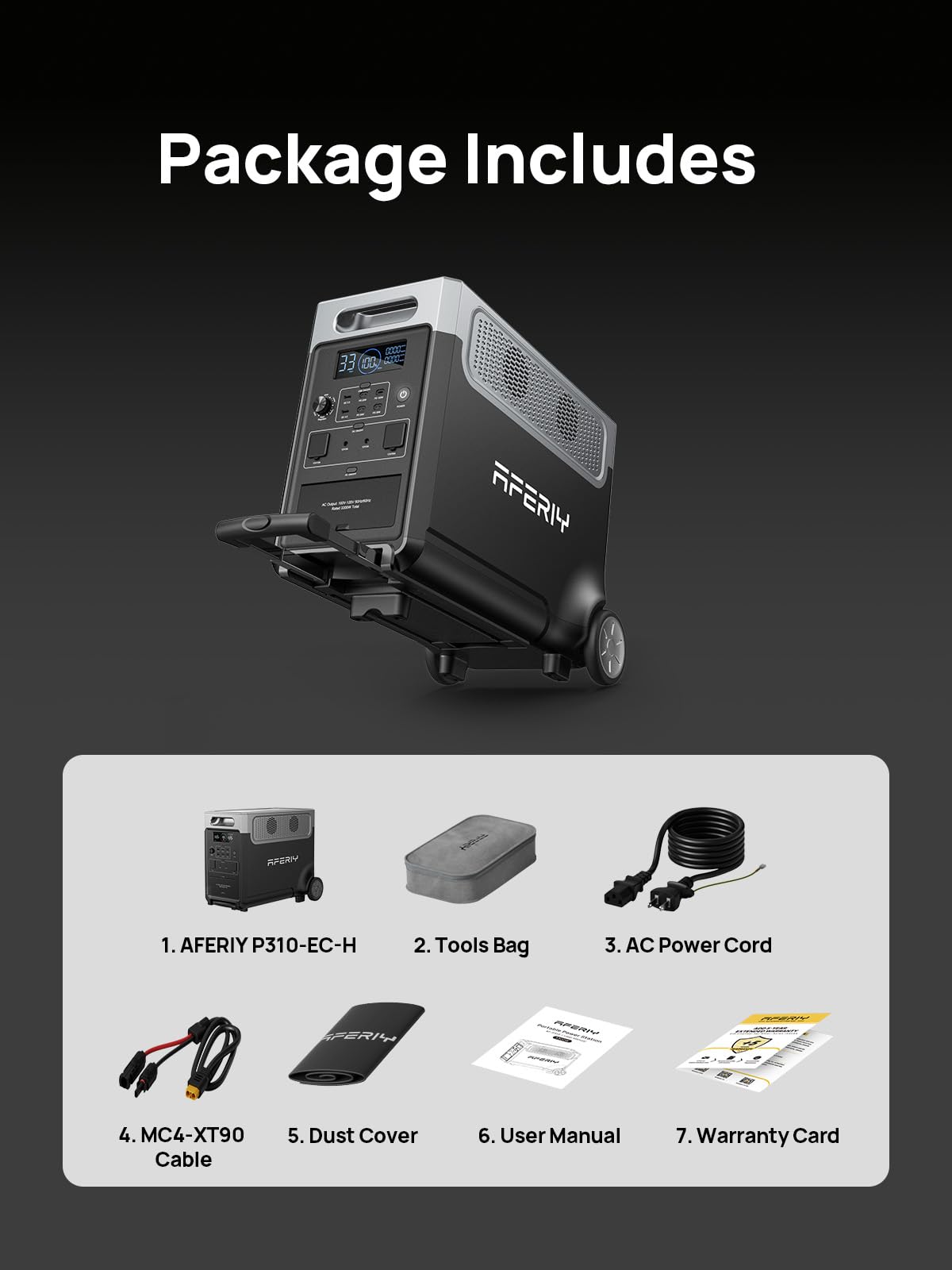 AFERIY Portable Power Station 3600W 3840Wh, with 4x 400W Portable Solar Panel – collection_name – Luxury Collection