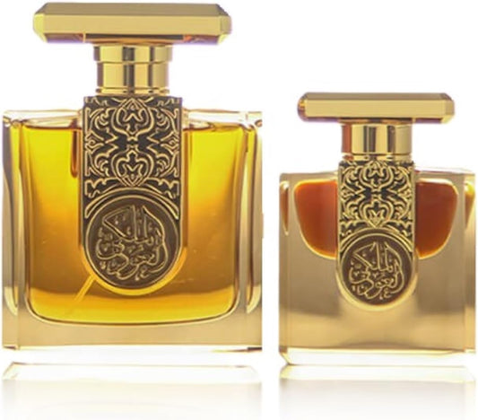 Arabian Oud perfume - Al Oud Malaki Set (85ml spray and 12ml oil) Unisex Luxury Fragrance For Him and Her