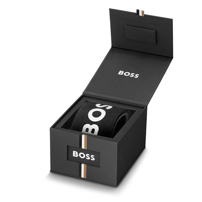 BOSS Men's 44mm Chronograph Quartz Watch Velocity Collection with Silicone Strap