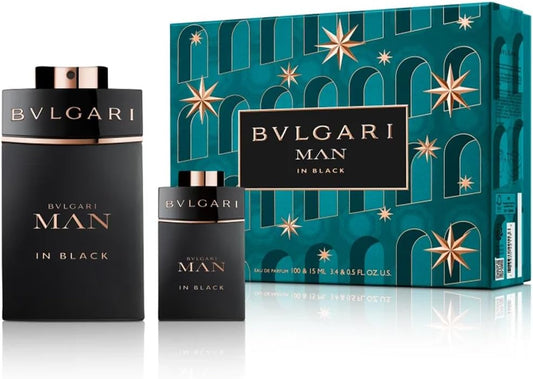 Bvlgari Man In Black Men's Gift Box Perfume Edp 100 ml Mini Size 15 ml –
