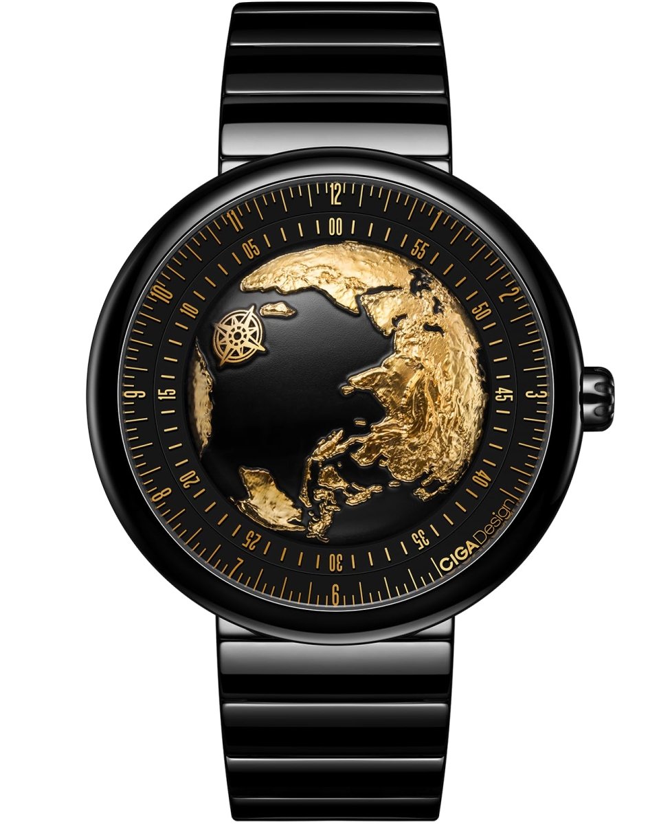 CIGA Design Mechanical Automatic Watch - Blue Planet U Series – collection_name – Luxury Collection – Amazon affiliate