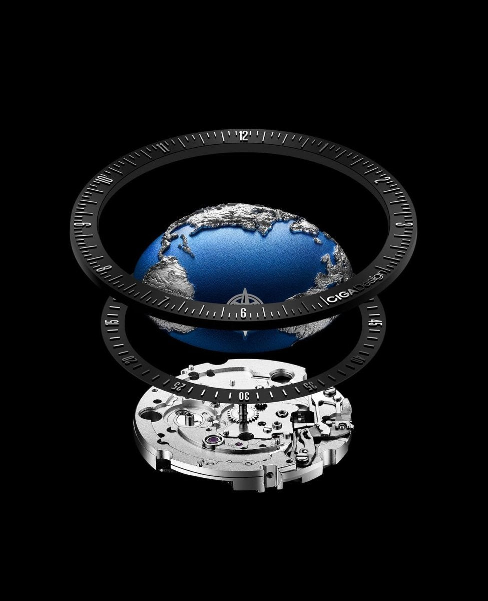CIGA Design Mechanical Automatic Watch - Blue Planet U Series – collection_name – Luxury Collection – Amazon affiliate
