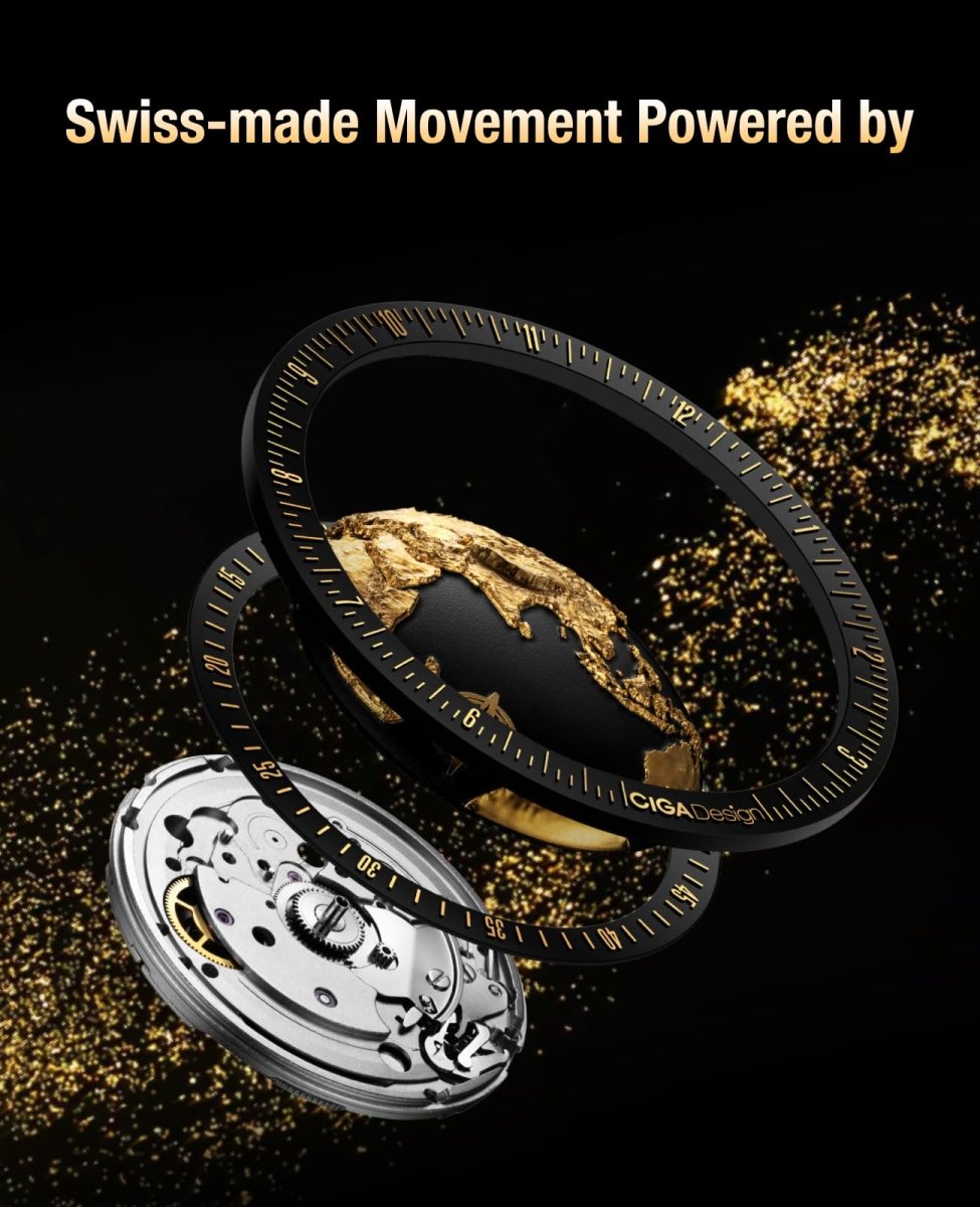 CIGA Design Mechanical Automatic Watch - Blue Planet U Series – collection_name – Luxury Collection – Amazon affiliate