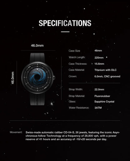 CIGA Watch - Design Mechanical Automatic - Arythmos Ena