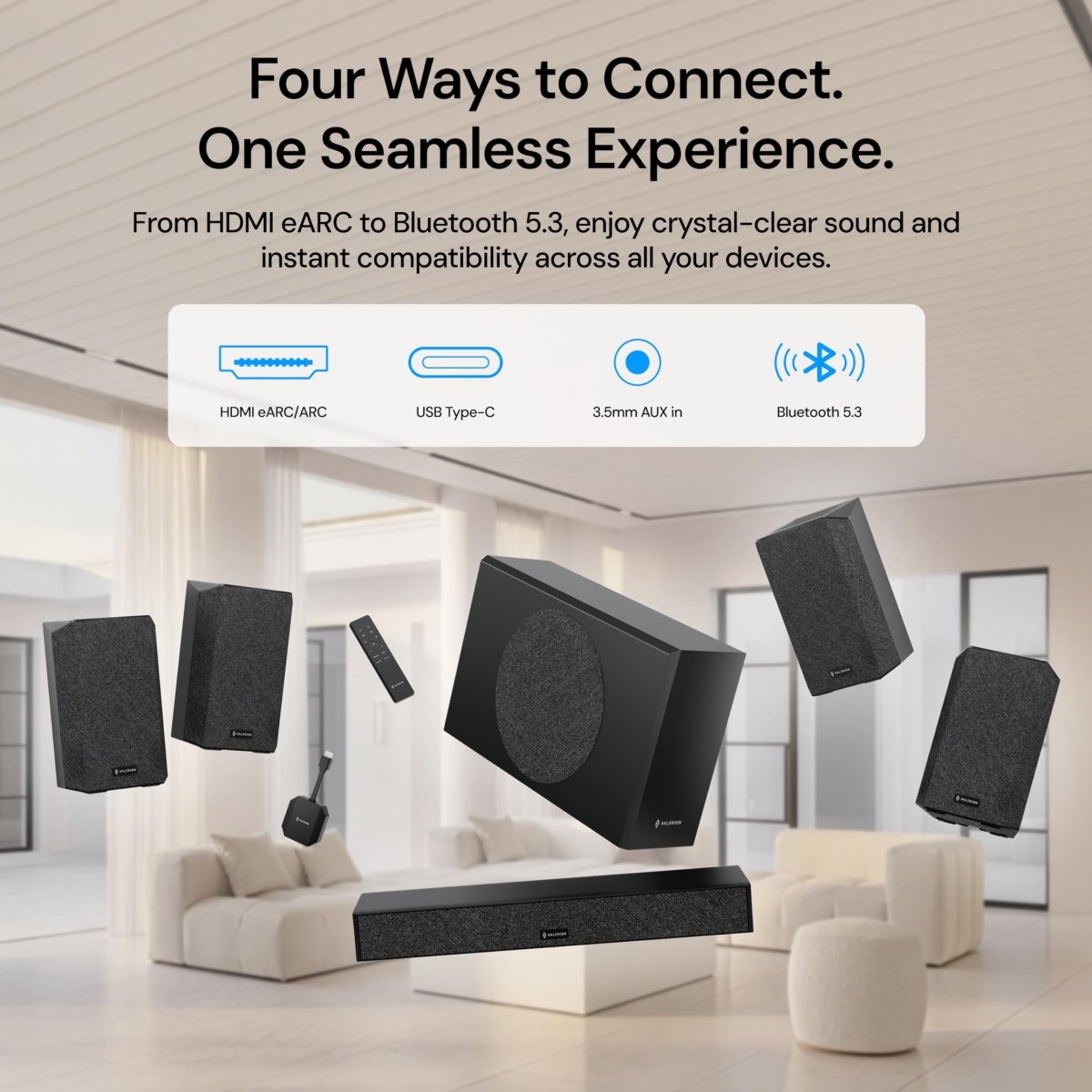 Dolby Atmos Home Theater System - Arythmos Ena