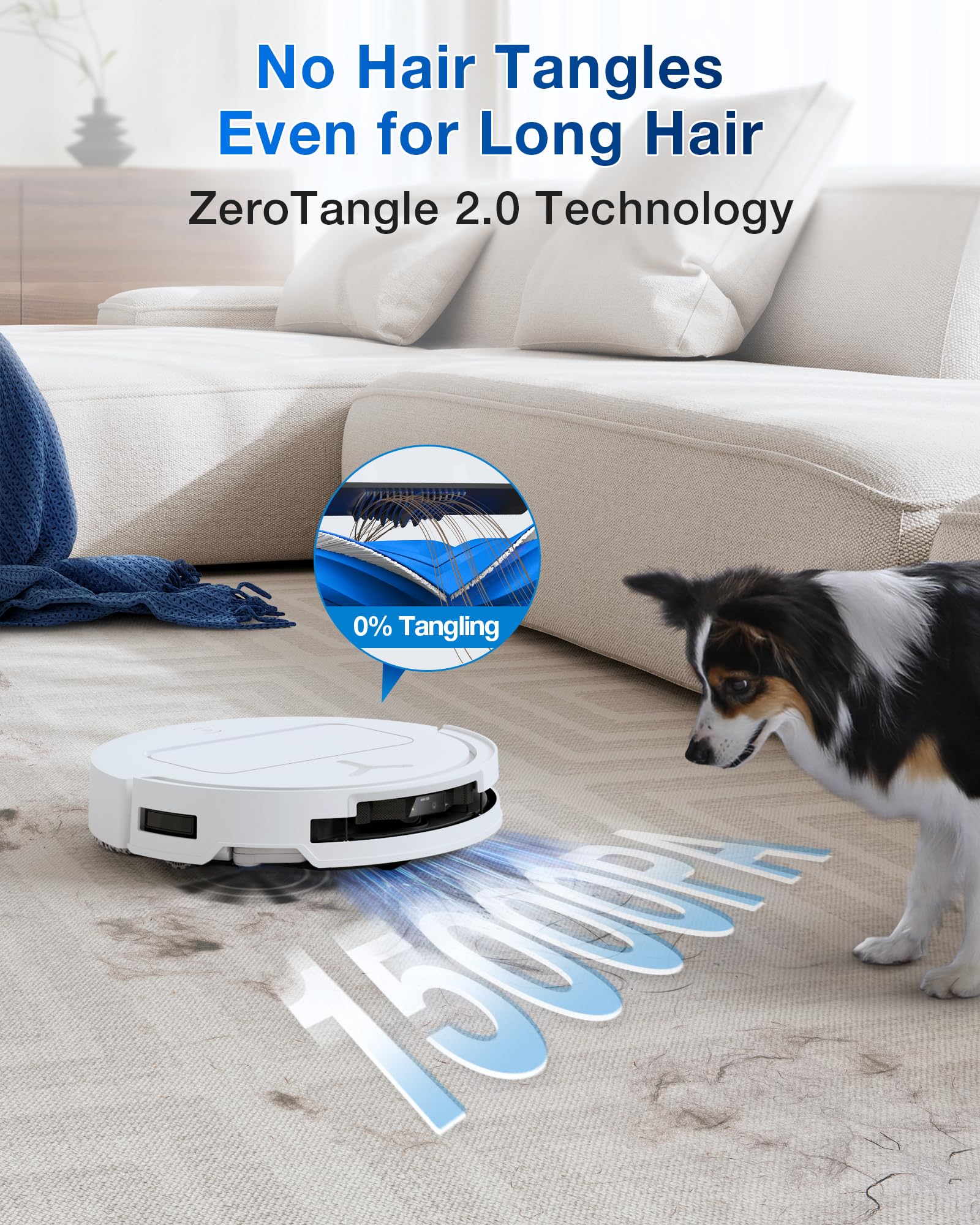 ECOVACS DEEBOT X8 PRO OMNI Robot Vacuum and Mop, 18000Pa, OZMO ROLLER Instant Self - Washing Mopping, 40 - 75℃ Hot Water