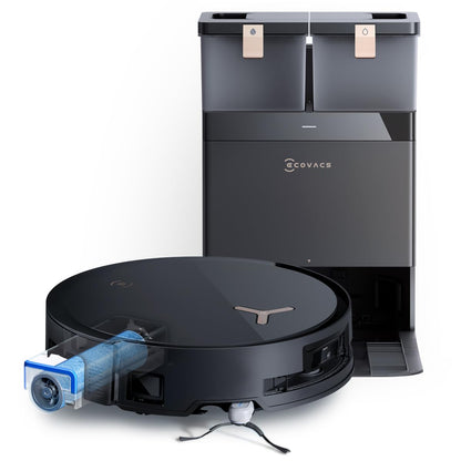 ECOVACS DEEBOT X8 PRO OMNI Robot Vacuum and Mop, 18000Pa, OZMO ROLLER Instant Self - Washing Mopping, 40 - 75℃ Hot