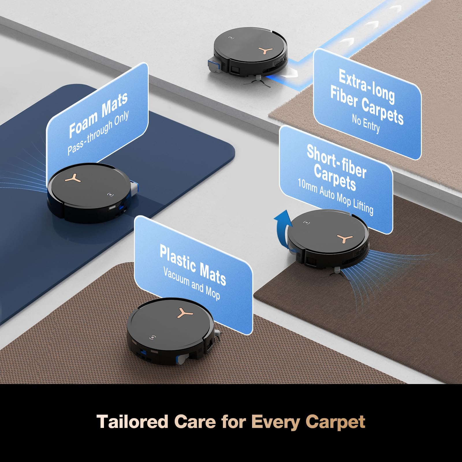 ECOVACS DEEBOT X8 PRO OMNI Robot Vacuum and Mop, 18000Pa, OZMO ROLLER Instant Self - Washing Mopping, 40 - 75℃ Hot Water