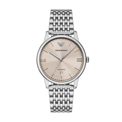 Emporio Armani Men's Analog Automatic Watch with Stainless Steel Strap – collection_name