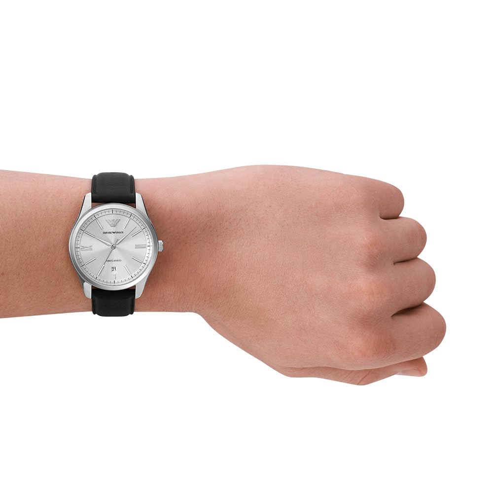 Emporio Armani Men's Analog Automatic Watch with Stainless Steel Strap – collection_name