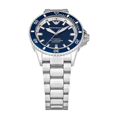 Emporio Armani Men's Analog Automatic Watch with Stainless Steel Strap – collection_name