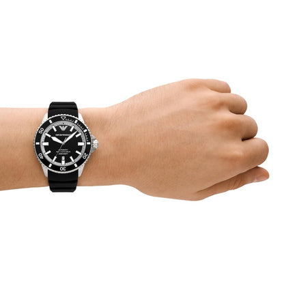 Emporio Armani Men's Analog Automatic Watch with Stainless Steel Strap – collection_name