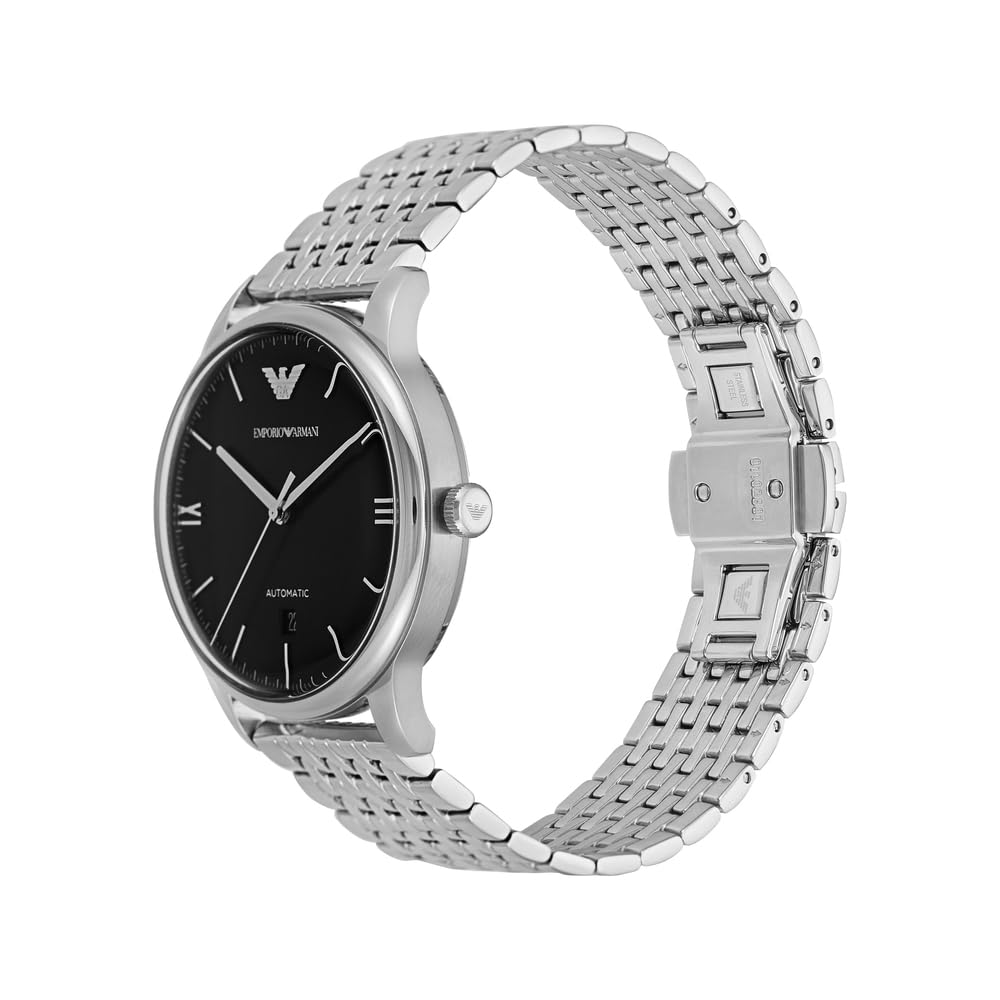 Emporio Armani Men's Analog Automatic Watch with Stainless Steel Strap – collection_name