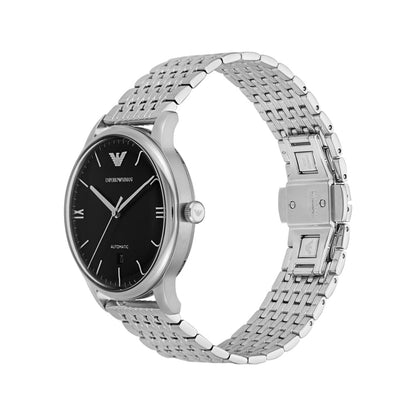 Emporio Armani Men's Analog Automatic Watch with Stainless Steel Strap – collection_name