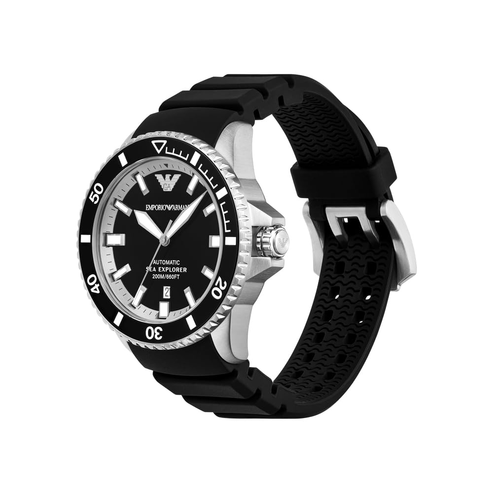 Emporio Armani Men's Analog Automatic Watch with Stainless Steel Strap – collection_name