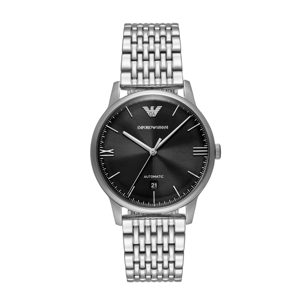 Emporio Armani Men's Analog Automatic Watch with Stainless Steel Strap – collection_name