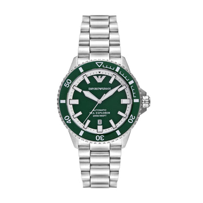 Emporio Armani Men's Analog Automatic Watch with Stainless Steel Strap – collection_name