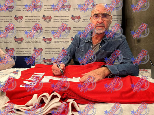 Eric Cantona Signed Man United Shirt - COA & Proof - Professionally Framed – #collection_name#