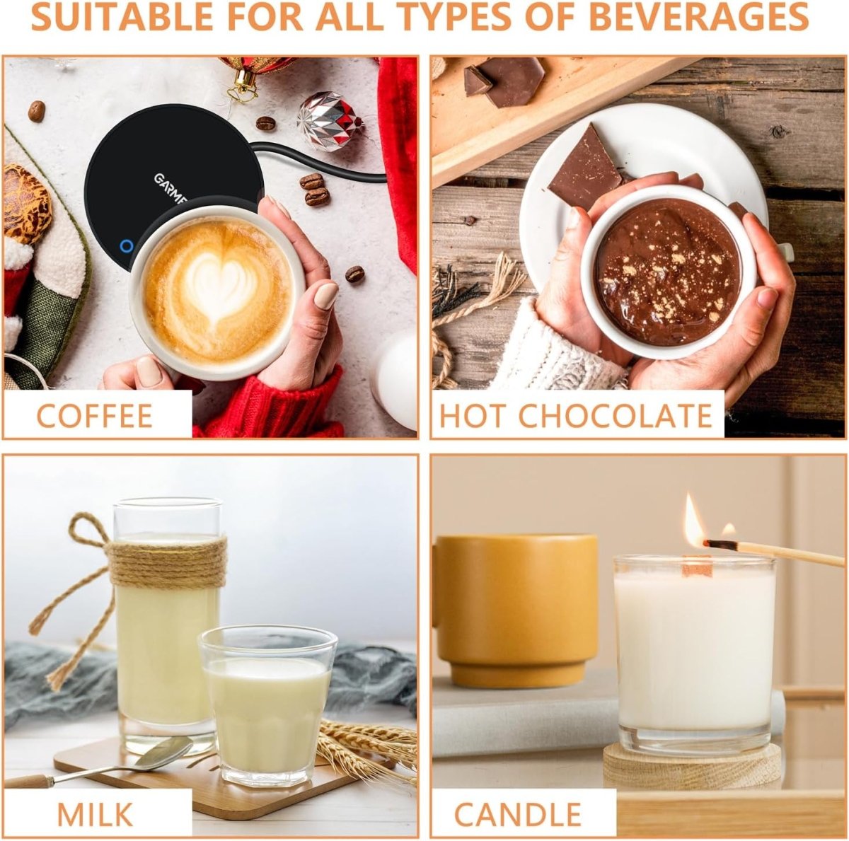 GARMEE Mug Warmer Coffee Warmer - Cup Warmer – collection_name – Luxury Collection – Amazon affiliate