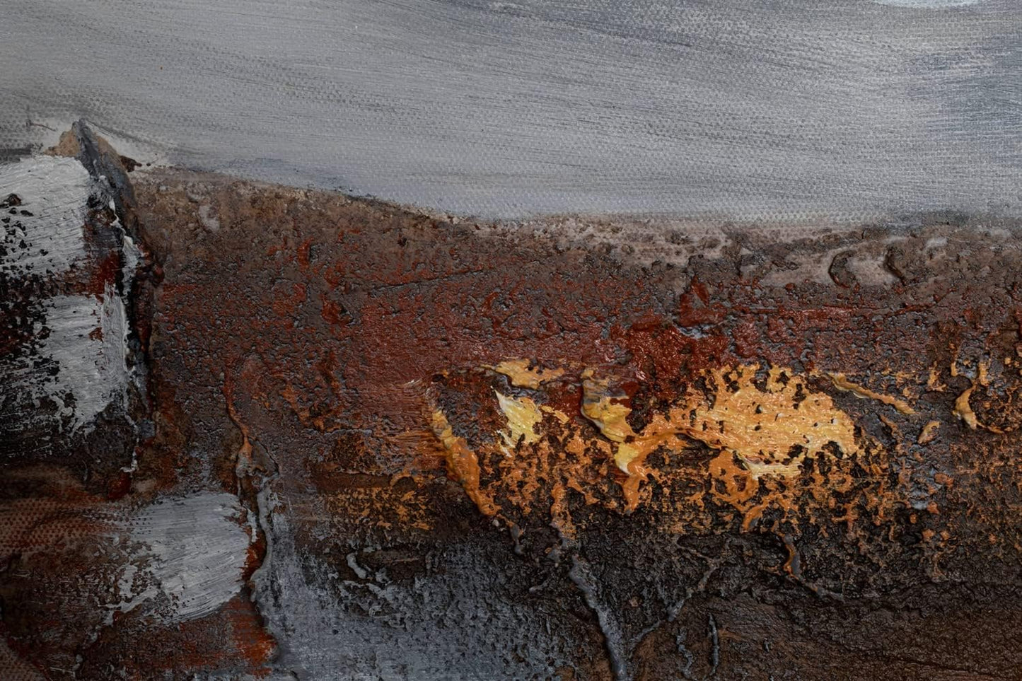 Kunstloft Acrylic painting 'Golden October' 31x31inches handmade canvas – collection_name – Luxury Collection