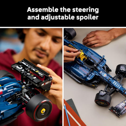 LEGO Technic Oracle Red Bull Racing RB20 F1 Car Model Kit - Collectible Formula 1 Building Set with 1:8 Scale
