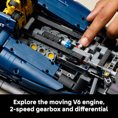 LEGO Technic Oracle Red Bull Racing RB20 F1 Car Model Kit - Collectible Formula 1 Building Set with 1:8 Scale