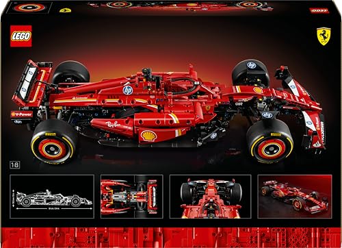 LEGO Technic Oracle Red Bull Racing RB20 F1 Car Model Kit - Collectible Formula 1 Building Set with 1:8 Scale