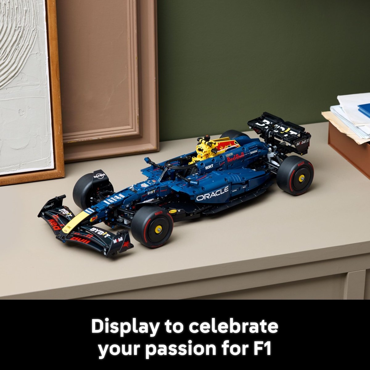 LEGO Technic Oracle Red Bull Racing RB20 F1 Car Model Kit - Collectible Formula 1 Building Set with 1:8 Scale