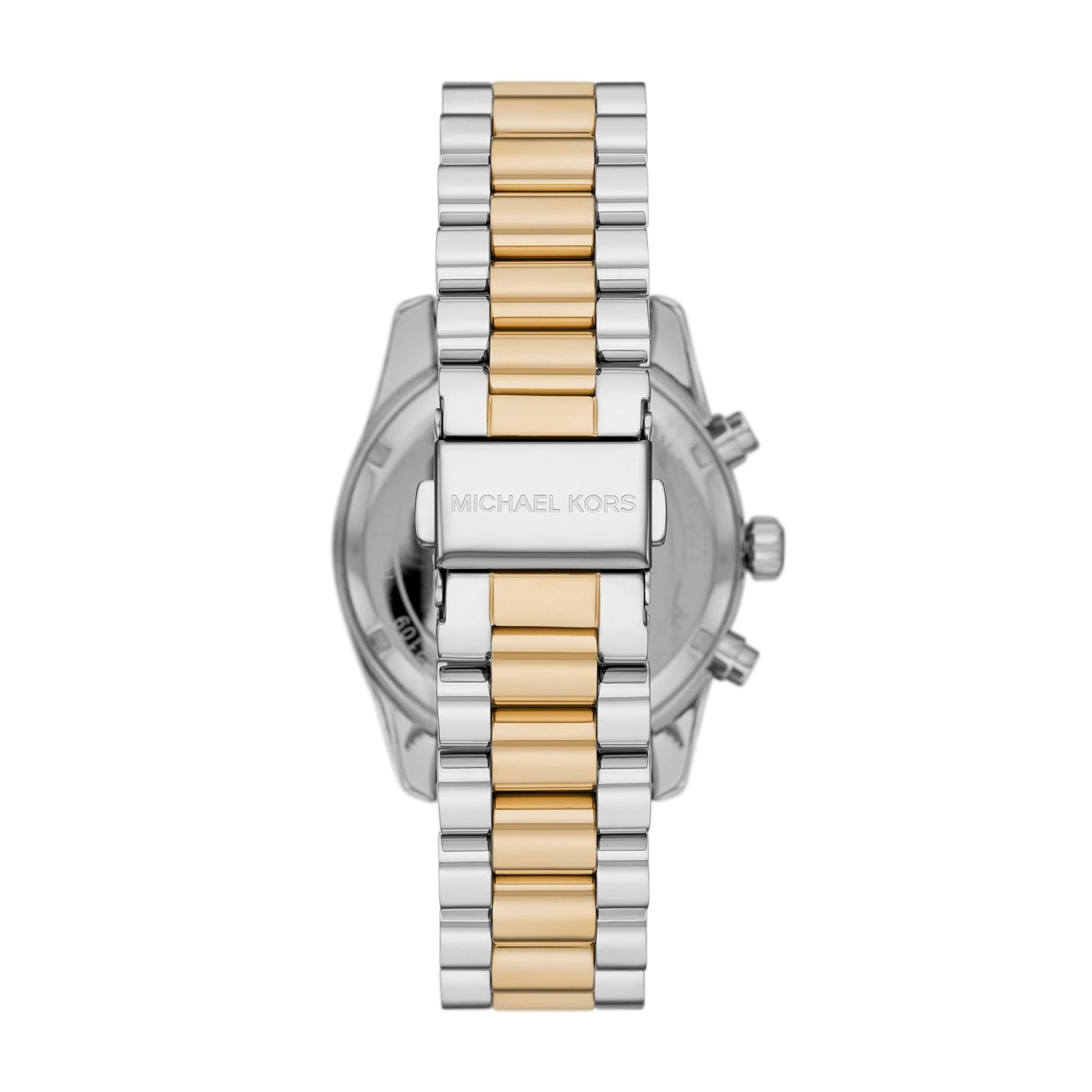 Michael Kors Lexington Watch for Women, Quartz Chronograph Movement with Stainless Steel Strap