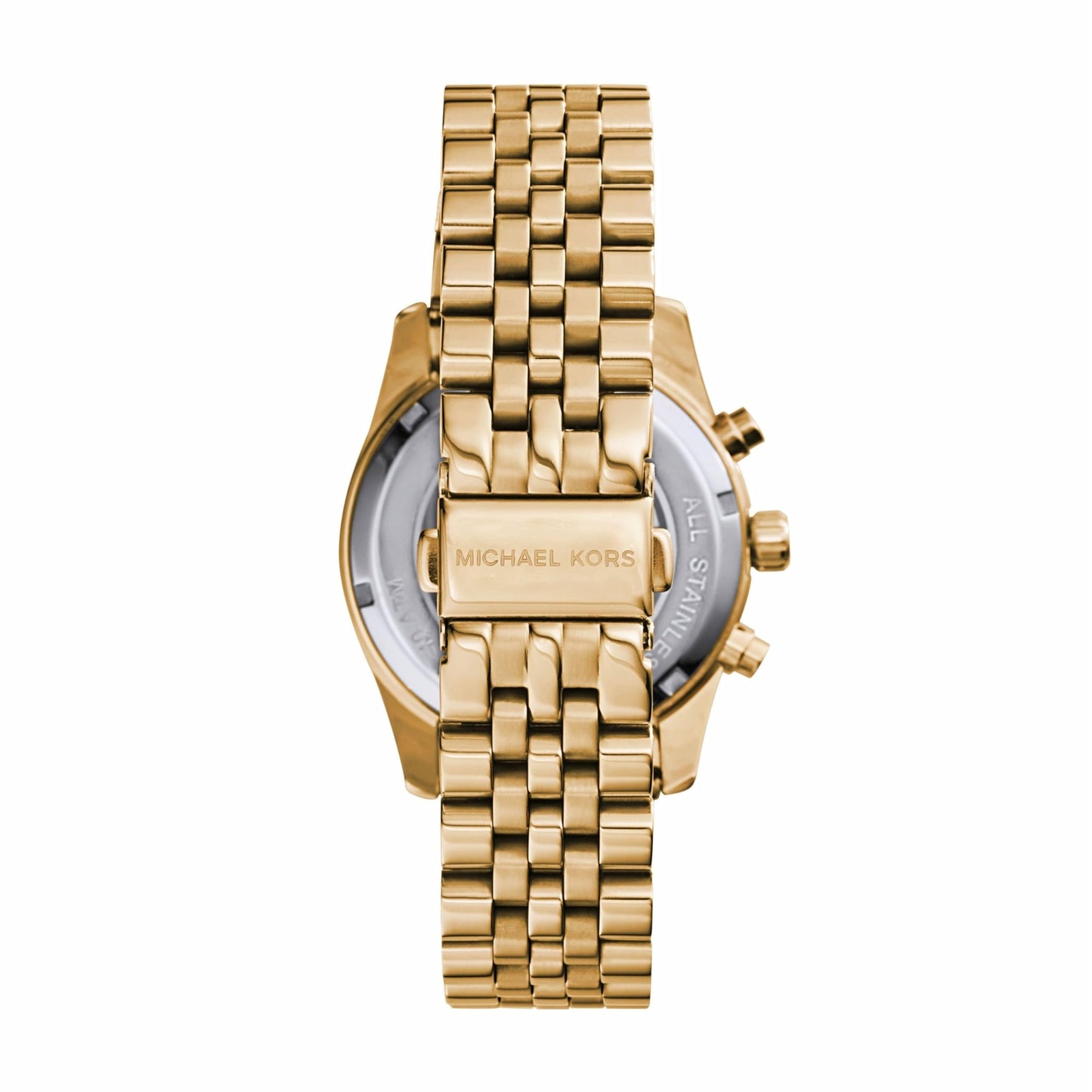 Michael Kors Lexington Watch for Women, Quartz Chronograph Movement with Stainless Steel Strap