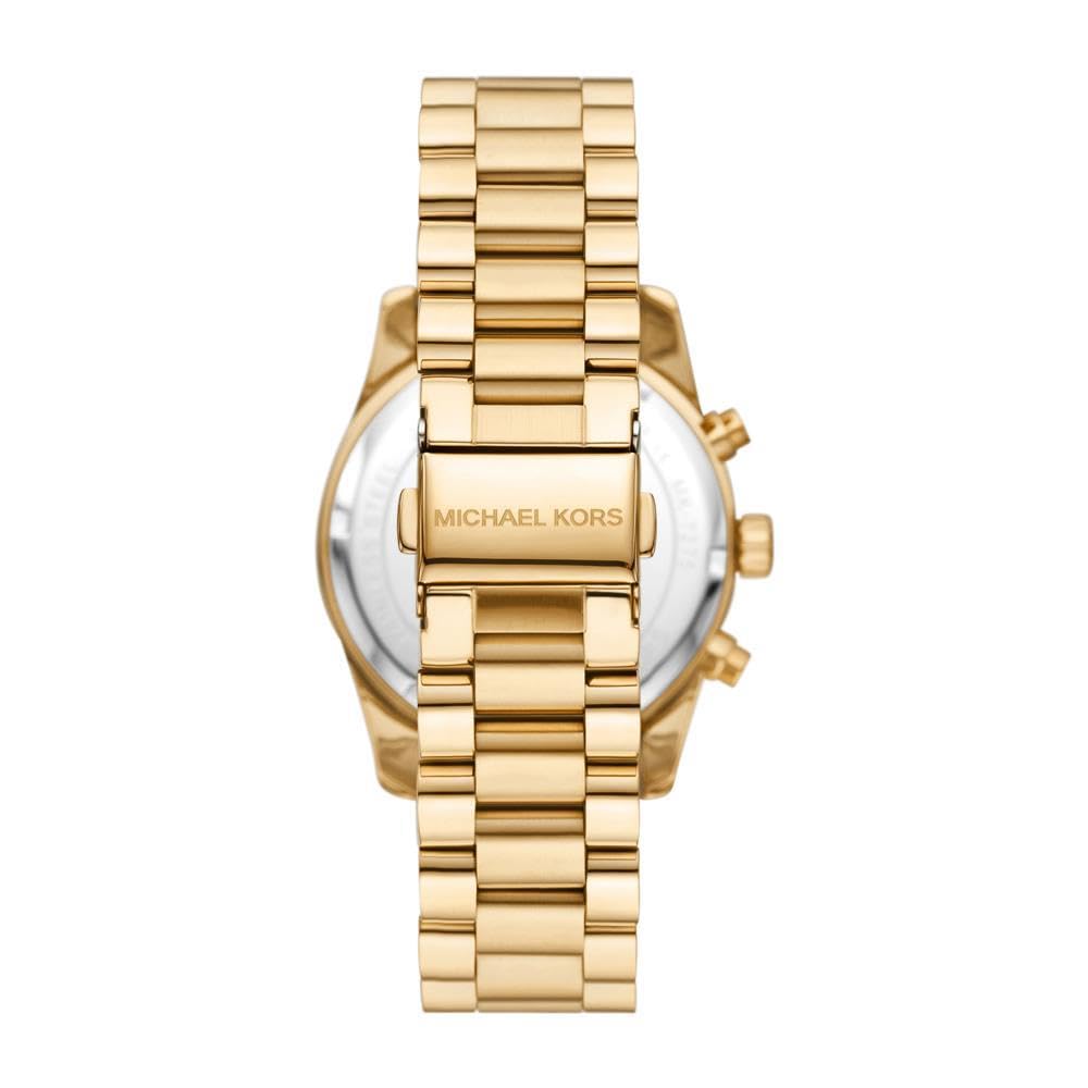 Michael Kors Lexington Watch for Women, Quartz Chronograph Movement with Stainless Steel Strap