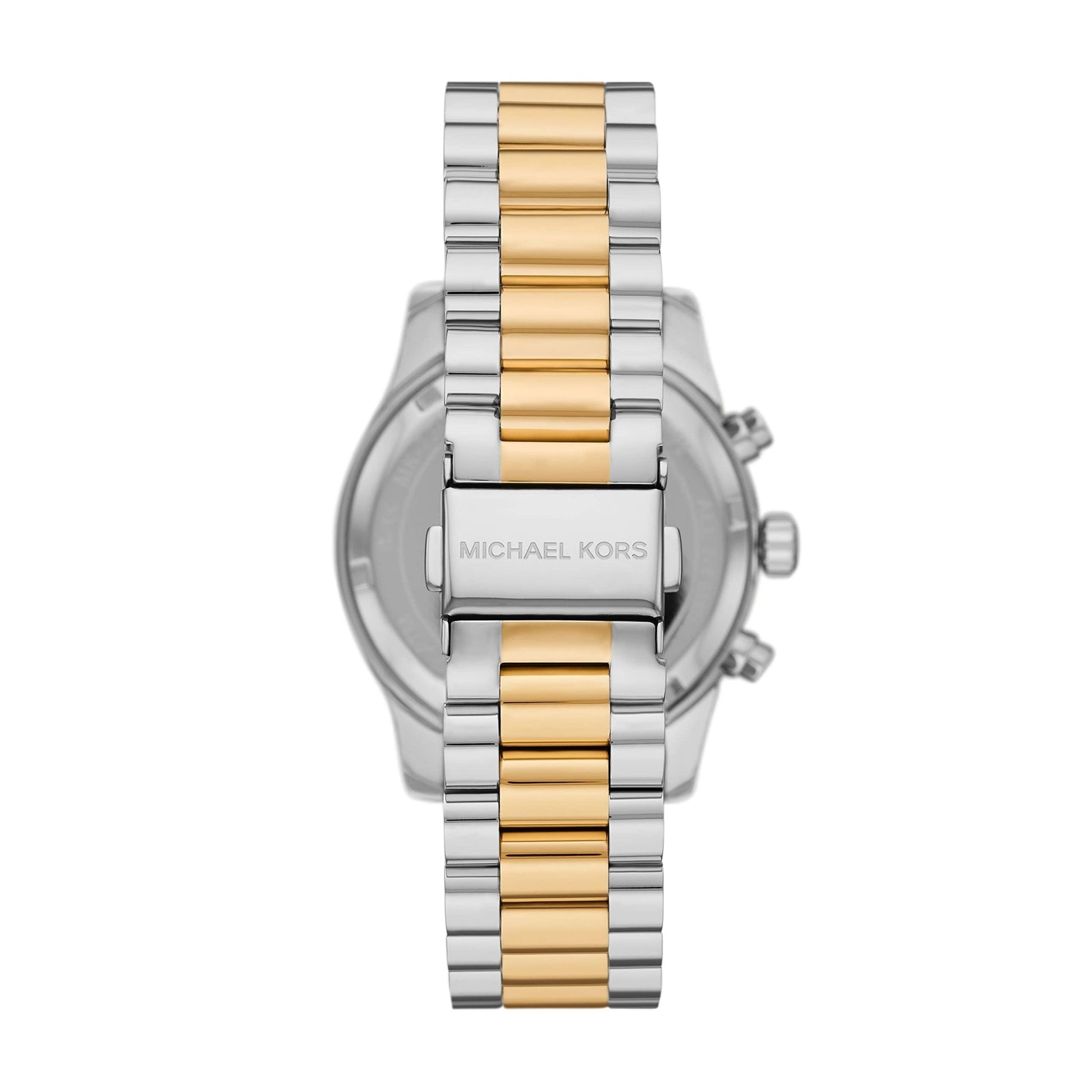Michael Kors Lexington Watch for Women, Quartz Chronograph Movement with Stainless Steel Strap