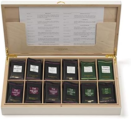 Palace Gift Set, Tea Box with Collection of Flavoured Teas, 72 Enveloped Cristal Teabags (136g/4.8oz), D