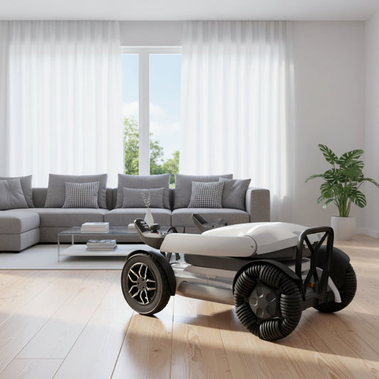 Robotic Foldable Electric Wheelchair Automatic Folding Power Chair 250W Motor Robotic Mobility Scooter Mobility Chair Smart