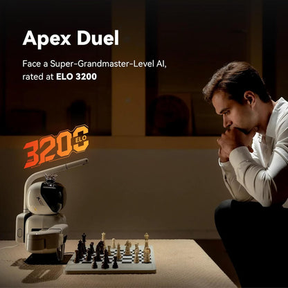 Sense Robot AI Chess Robot with Robotic Arm – 25 AI Levels, 1200+ Exercises,