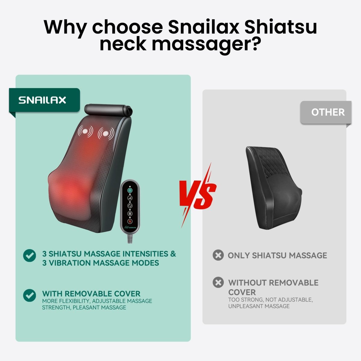Snailax Shiatsu Lower Back Massager with Heat – collection_name – Luxury Collection – Amazon affiliate