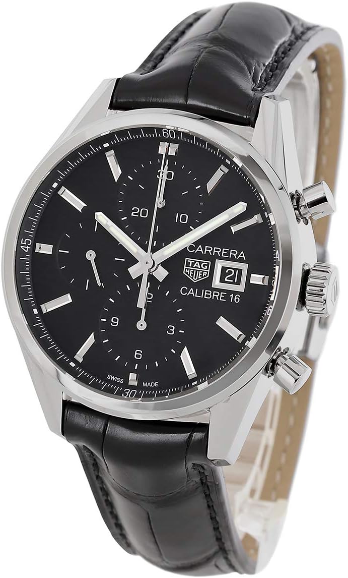 Tag Heuer Carrera Chronograph Alligator Leather Men's – collection_name – Luxury Collection – Amazon affiliate