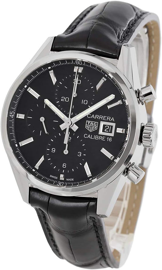 Tag Heuer Carrera Chronograph Alligator Leather Men's – collection_name – Luxury Collection – Amazon affiliate