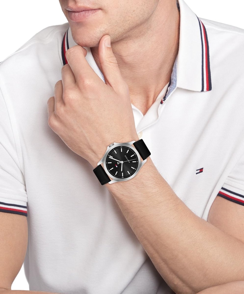 Tommy Hilfiger Three Hand Quartz Movement Watch for Men