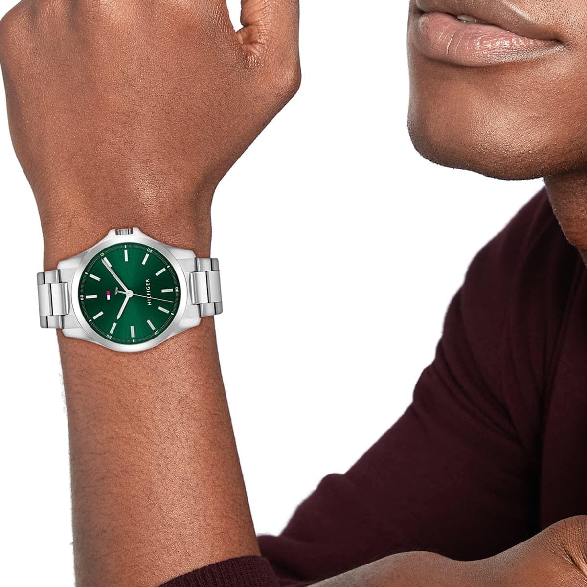 Tommy Hilfiger Three Hand Quartz Movement Watch for Men