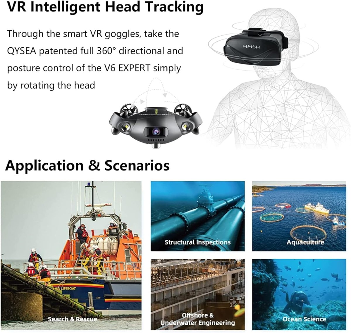 Professional Underwater Professional Drone - Arythmos Ena