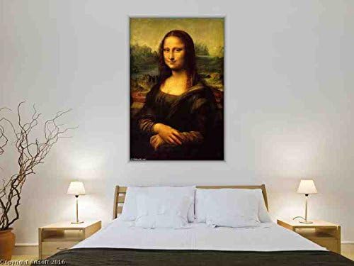 WahooArt Hand painted oil painting - 16 x 24 inches / 41 x 61 CM - Leonardo Da Vinci - Mona Lisa (La Gioconda) –
