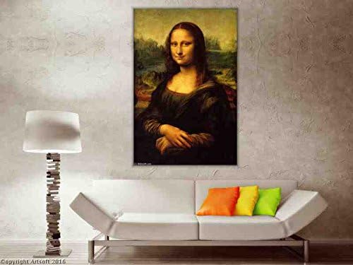 WahooArt Hand painted oil painting - 16 x 24 inches / 41 x 61 CM - Leonardo Da Vinci - Mona Lisa (La Gioconda) –